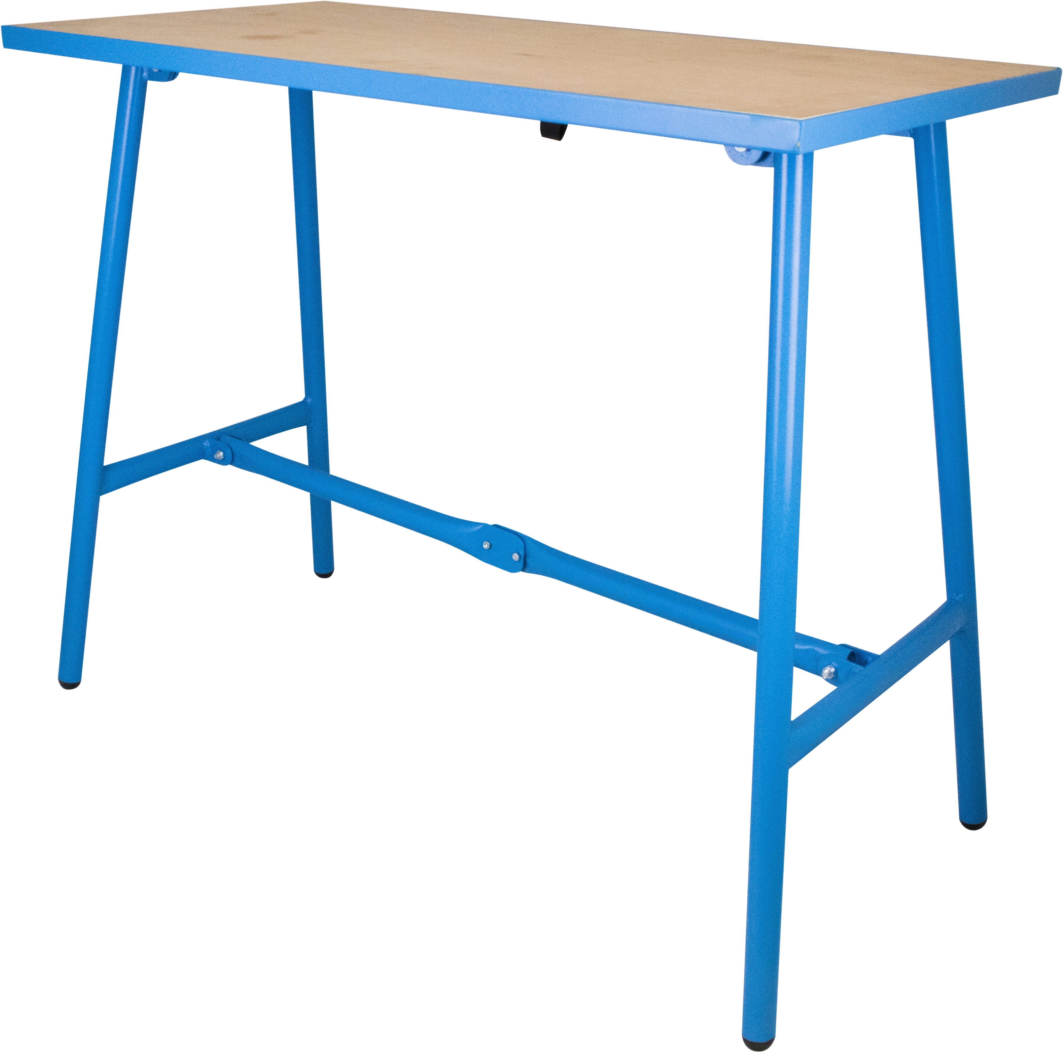 Werkbank GÜDE "GWB 100/50 F", blau (blau, beige), B:50cm H:84,5cm L:112cm, MDF, Stahl, Werkbänke, Höhe/Länge: 84,5x112 cm