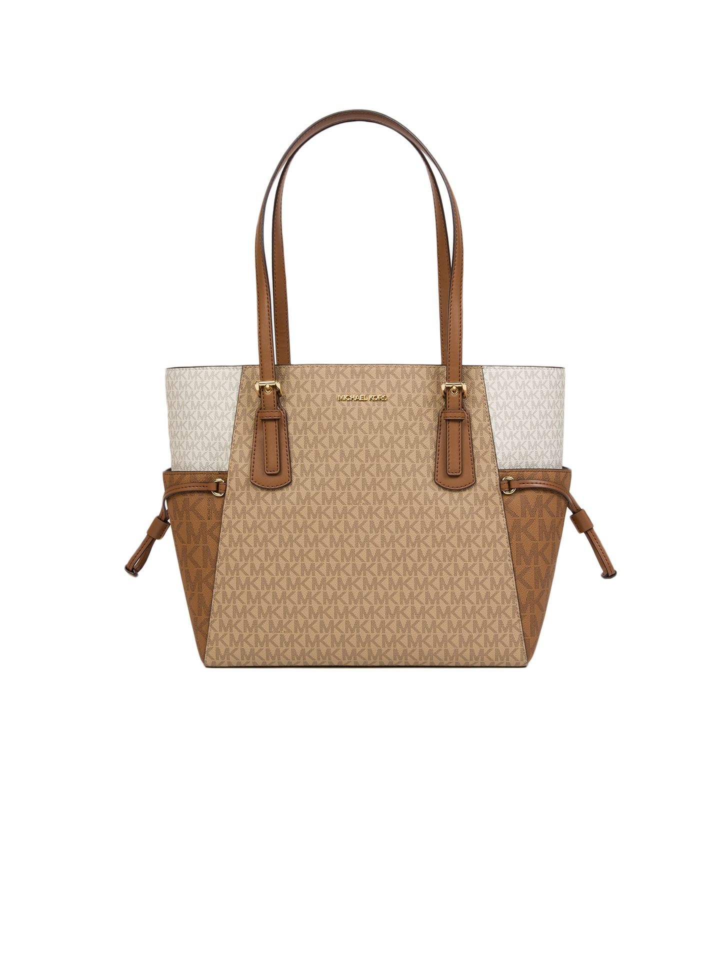 Michael Kors Voyager Große Ost-West-Tasche Kamel