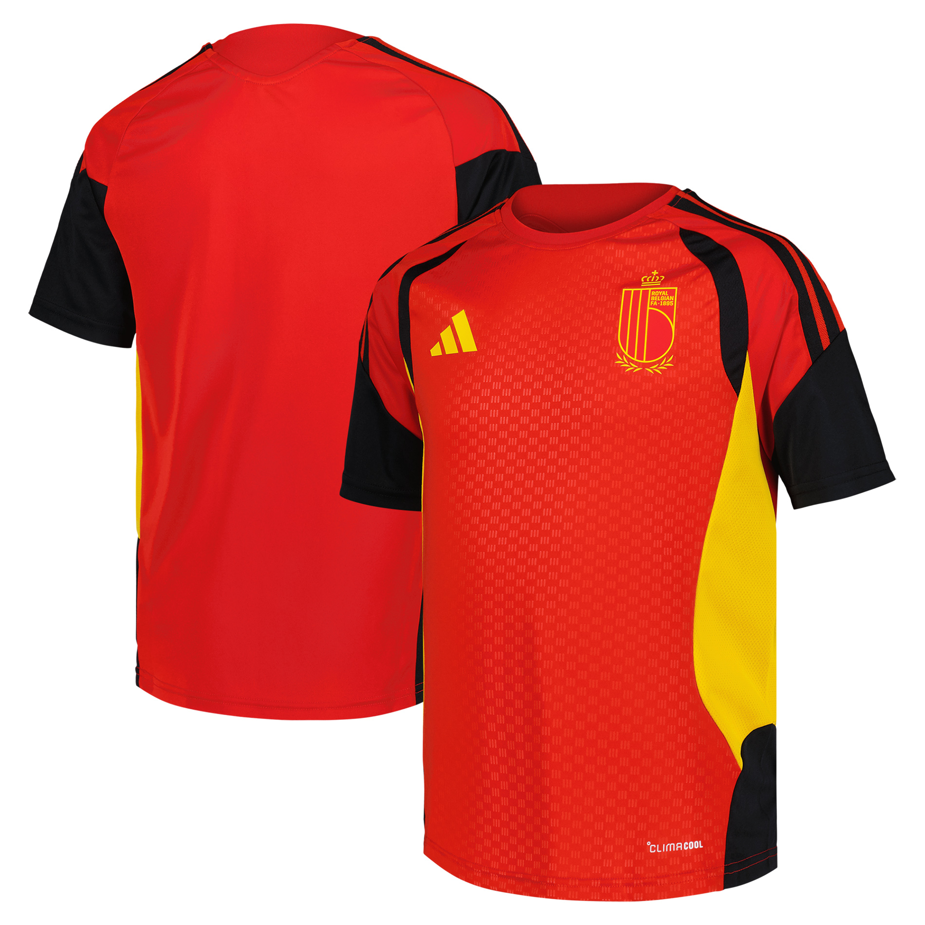 Belgien adidas Trainingstrikot – Rot – Kinder Image