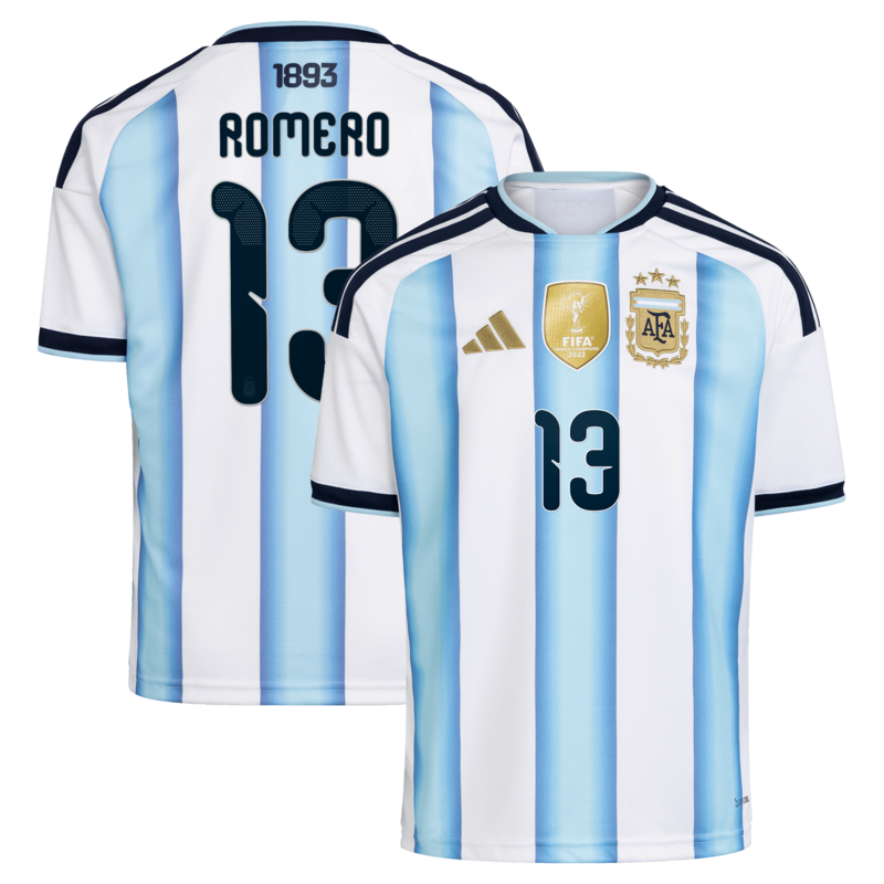 Argentinien 2026 Heimtrikot adidas - Kinder mit Aufdruck Romero 13 Image