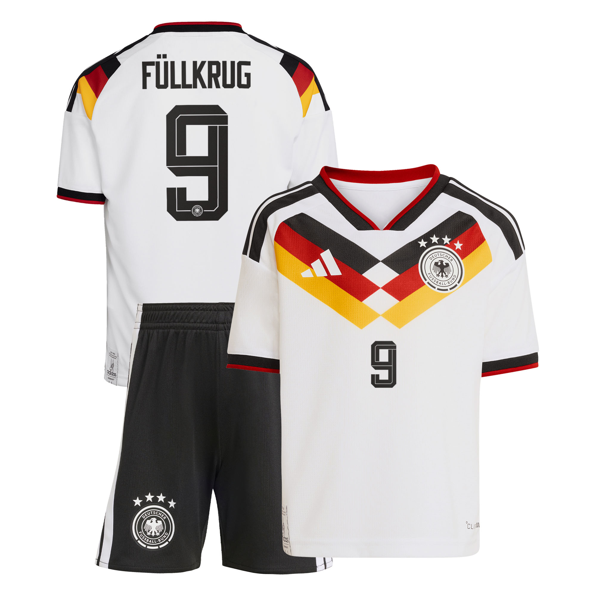 Deutschland 26 Replica Heim-Set für Kinder mit Aufdruck Füllkrug 9 Image