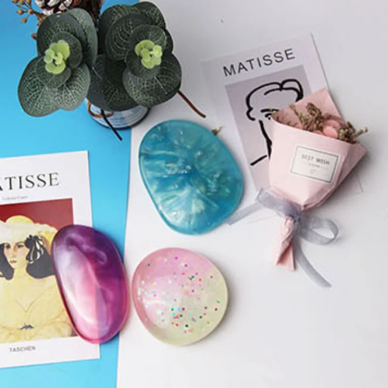 Multicavity Kreative Kieselstein Silikon Seife Form Stein Form Kerze Harz Gips Form DIY Herstellung Werkzeug Handwerk Geschenke Hause Kunst Dekor Image