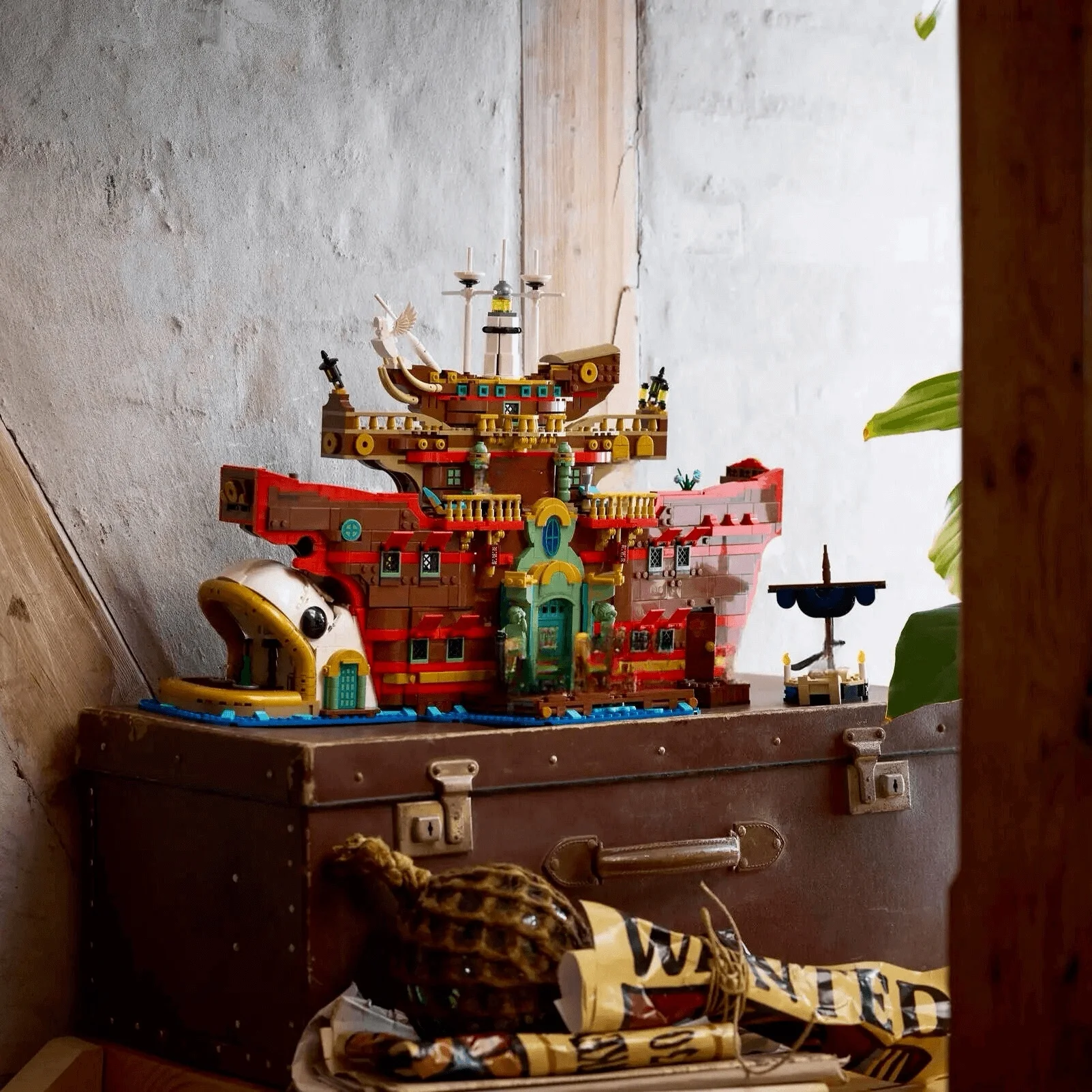 Neue Blöcke 3402PCS 75640 Die Schwimmende Restaurant Modell Bausteine Ziegel Für Kinder Weihnachten Geburtstag Geschenke Wohnkultur Image