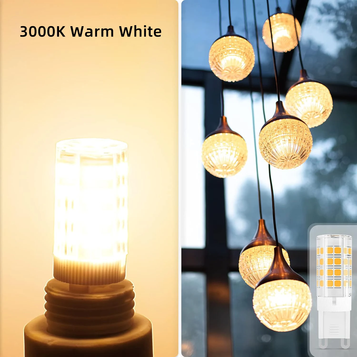 51LED G9 LED-Licht, 5 W, AC 110 V, 220 V, SMD 2835, LED G9 dimmbares Licht, dimmbares Licht, dimmbares Licht, Cummins, 30 W, 40 W