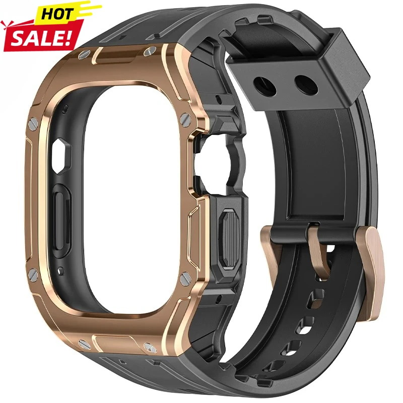 Gehäuse + Armband für Apple Watch Band Ultra 3 49 mm Modifikationsset, TPU-Gehäuse, Sport-Gummiarmband für Iwatch Series Ultra 49 mm Armband Image