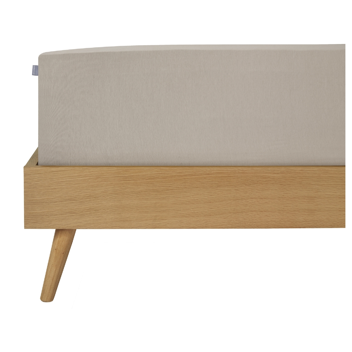 Schiesser Spannbettlaken Jessi - Edeljersey - 150 x 200 cm - Helltaupe Image