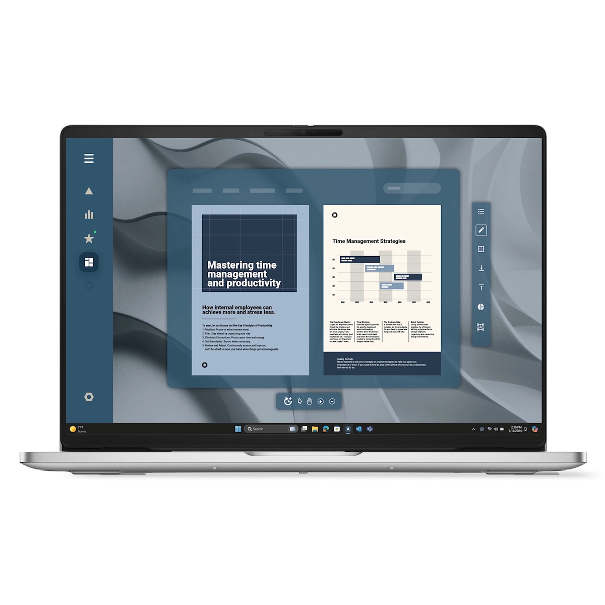 Dell Pro 16 (Platinum Silver, 16" WUXGA, AMD Ryzen™ AI 5 PRO 340, 64 GB RAM, 2 TB SSD) mit Windows 11 Pro & Office 2024 Pro Image