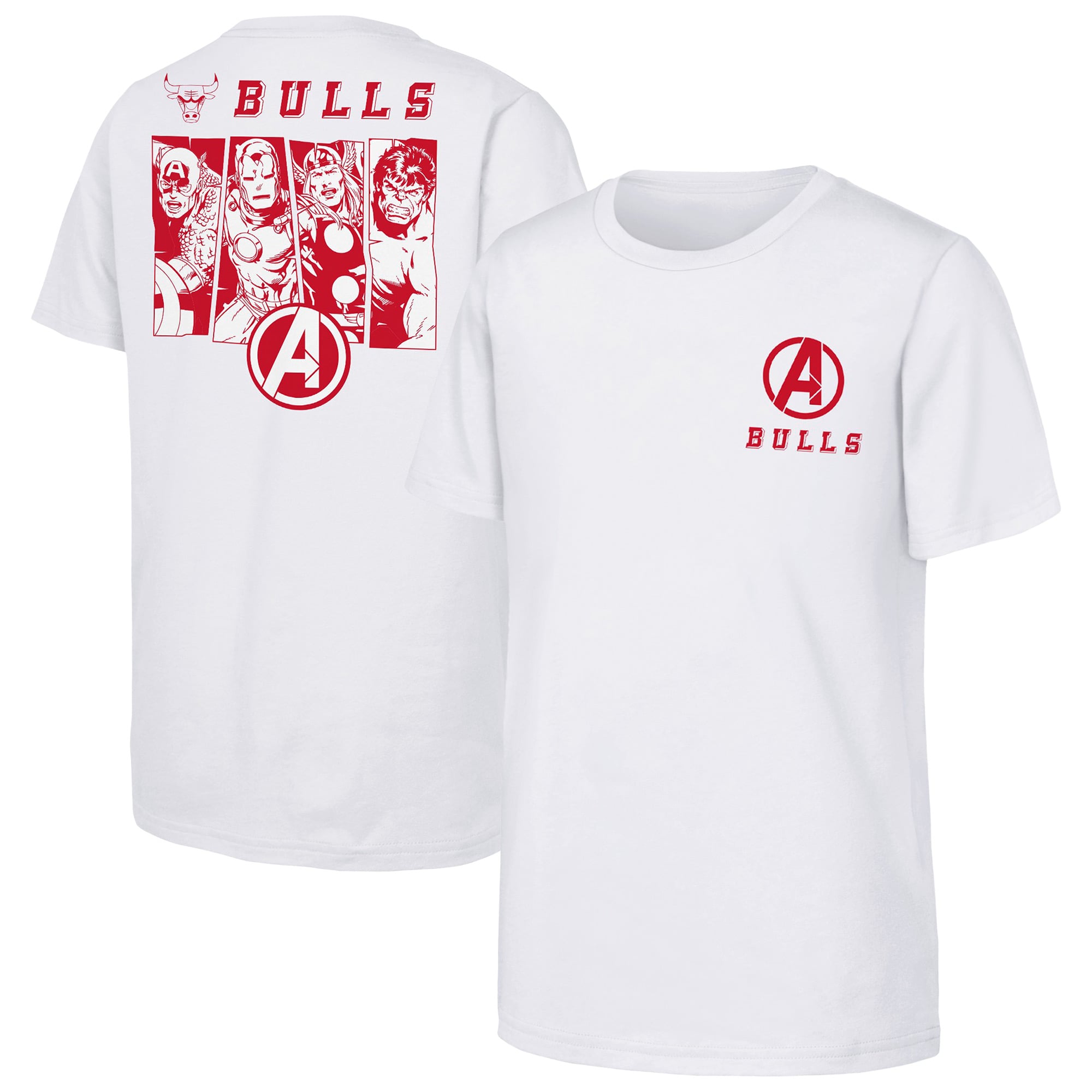 T-shirt Chicago Bulls NBA x Marvel - Enfant - unisexe Taille: XL (18/20)