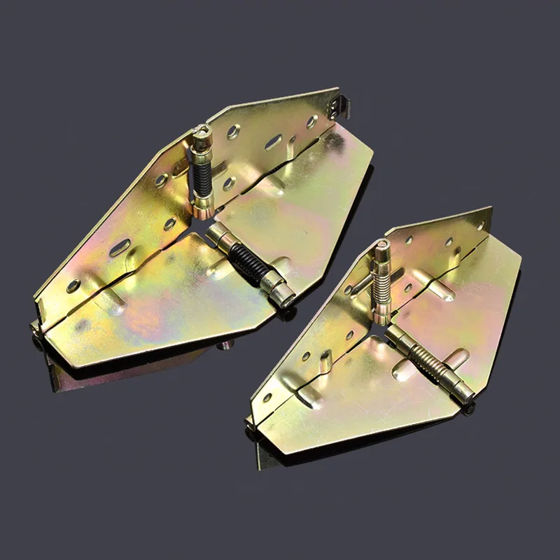 2PCS Schmetterling Scharnier Runde Tisch Unterstützung Klapp Esstisch Kreuz Frühling Scharnier 180 Grad Tabletop Flip Panel Möbel Scharnier