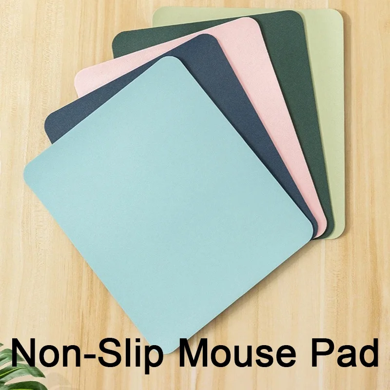 Universal PU Mauspad Nicht-Slip Gaming Desktop Maus Pad Wasserdichte Anti-Scratch Leicht Zu Reinigen Matte Für PC Laptops büro Desktop Image