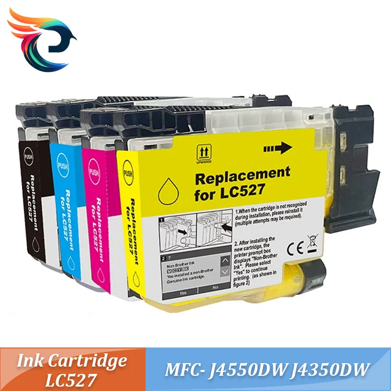 LC-527 LC527 LC 527 Kompatible Tintenpatrone für Brother MFC-J4550DW J4350DW 4550 4350 Drucker Image
