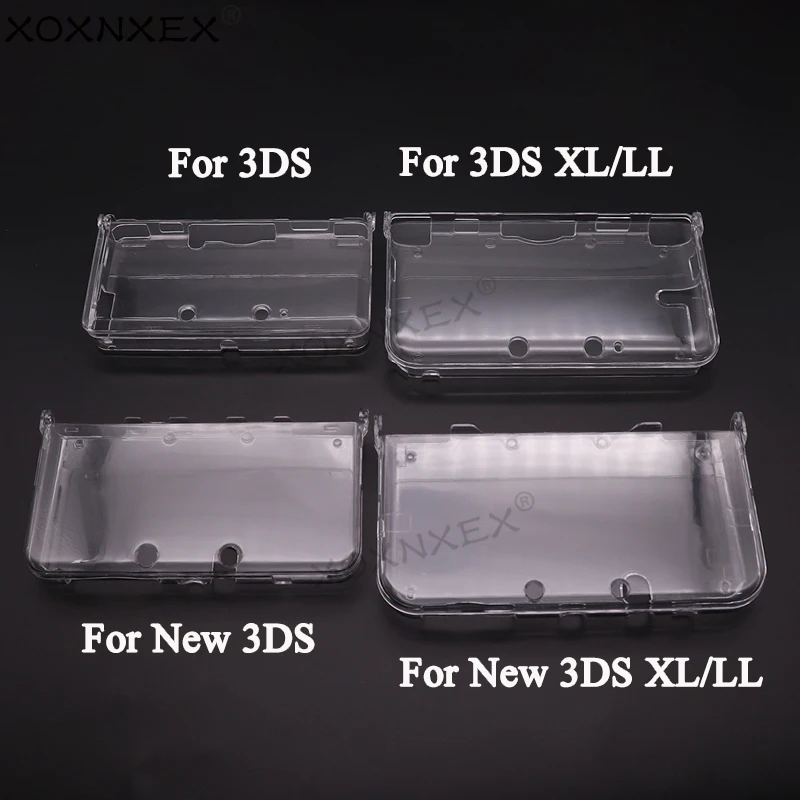 1PCS Kunststoff Klar Kristall Schutzhülle Hard Shell Haut Fall Abdeckung Für 2DS NDSL DSI NDSi XL 3DS XL Neue 3DS XL LL Konsole Image