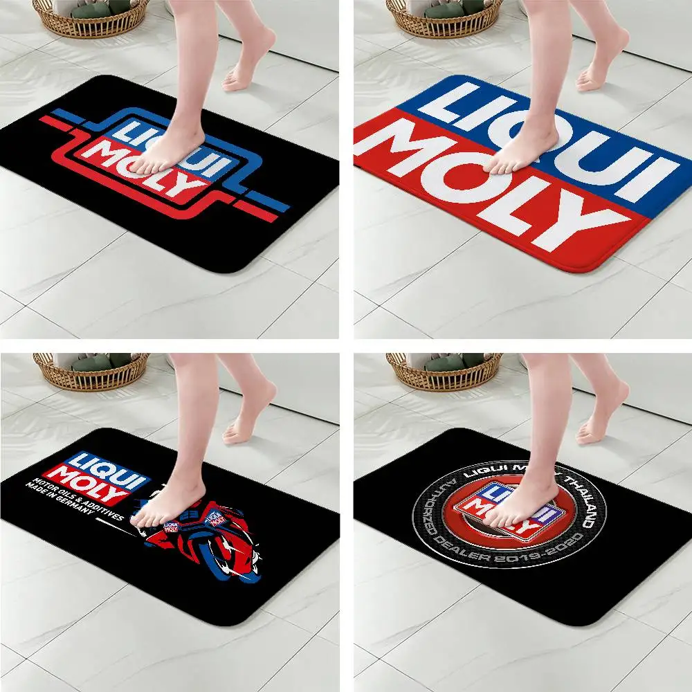 L-liquis Molys Floor Mat Bathroom Absorbent Mat Simple Door Dirt-resistant Mat Home Kitchen Mat Foot Mat Entry Mat