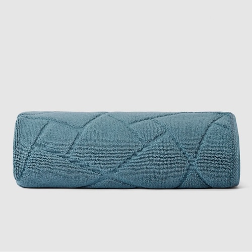 Großes Hotelbadetuch (80 x 50 cm), dick, saugfähig, weich, aus Mikrofaser, schnelltrocknend, rutschfest, für den Gebrauch zu Hause oder im Hotel. Image