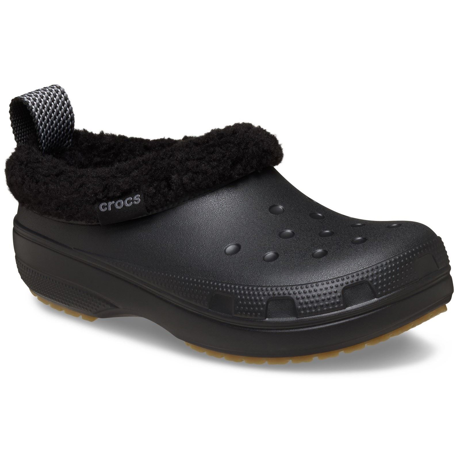 Crocs Classic Lined Shorty Thermoplastische Herren Hausschuhe Schwarz Image