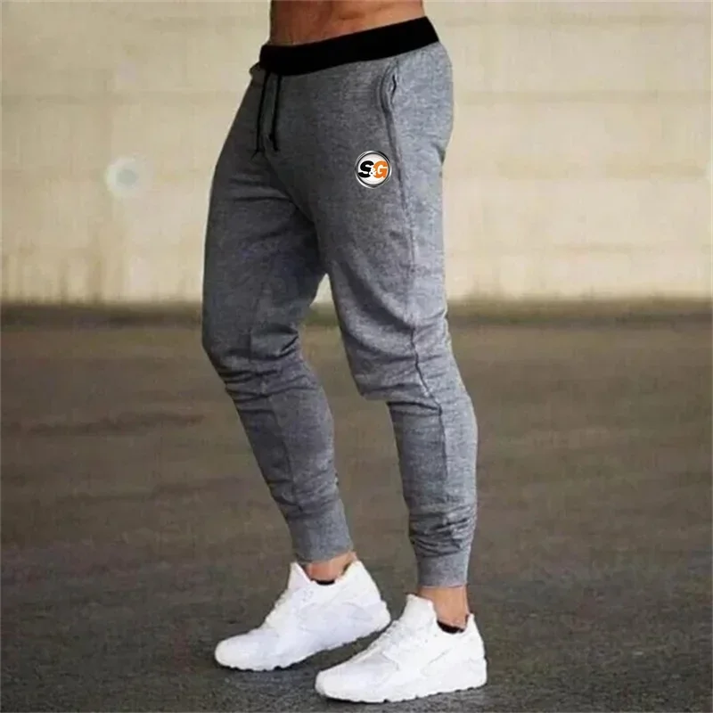 Herren NewTraining and Exercise PantsFitness Pants Herren Schwarze Jogginghose Herren Laufsport Sommer Dünne Trainingshose Image