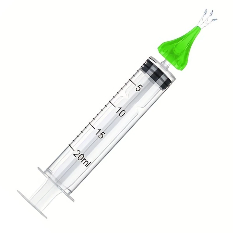 20ML Ohr Reiniger Waschmaschine Siringer Ellenbogen Gummi Rohr Ohrenschmalz Reinigung Entfernung Werkzeug Ohr Reiniger Wachs Entfernung Ohr Reiniger Gesundheit pflege Image