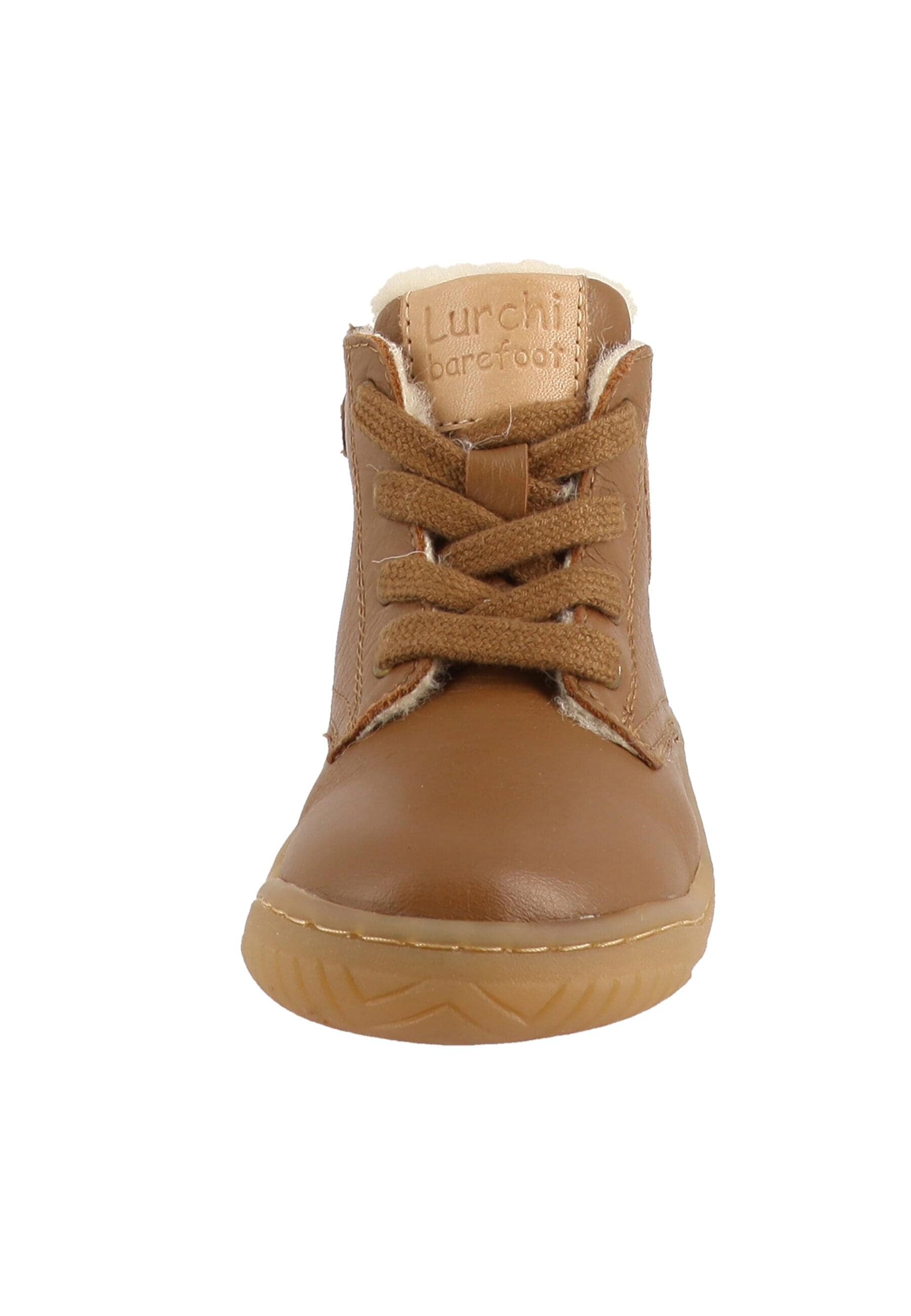 Stiefel LURCHI "Lurchi Jo Barefoot", Damen, Gr. 28, tan, Leder, Schuhe Stiefel