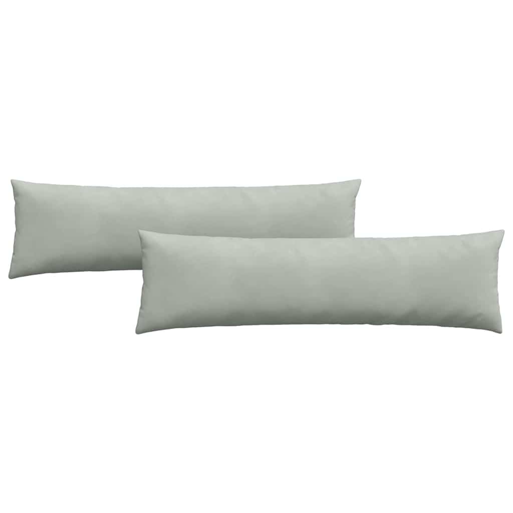 vidaXL Sofakissen 2 pcs Hellgrau 145 x 40 cm Cordstoff Image