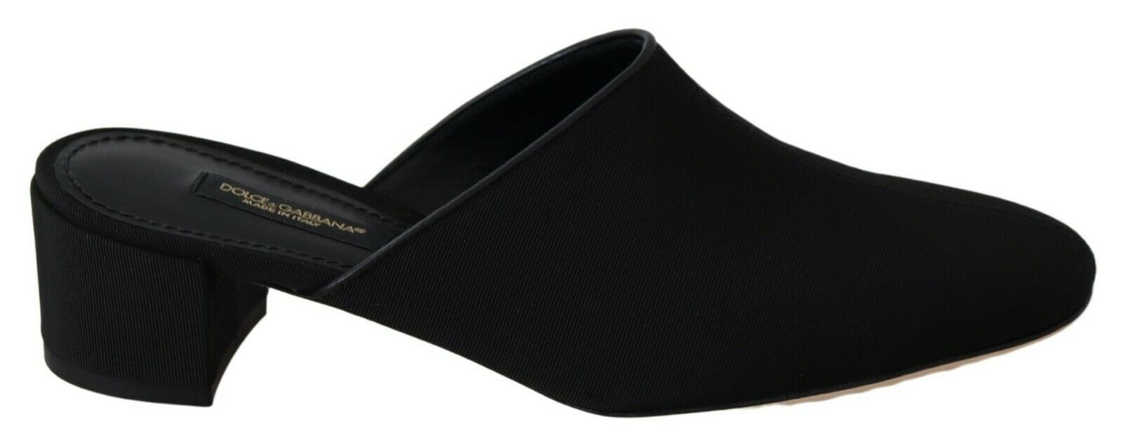 Dolce & Gabbana Schwarze Slide-Sandale