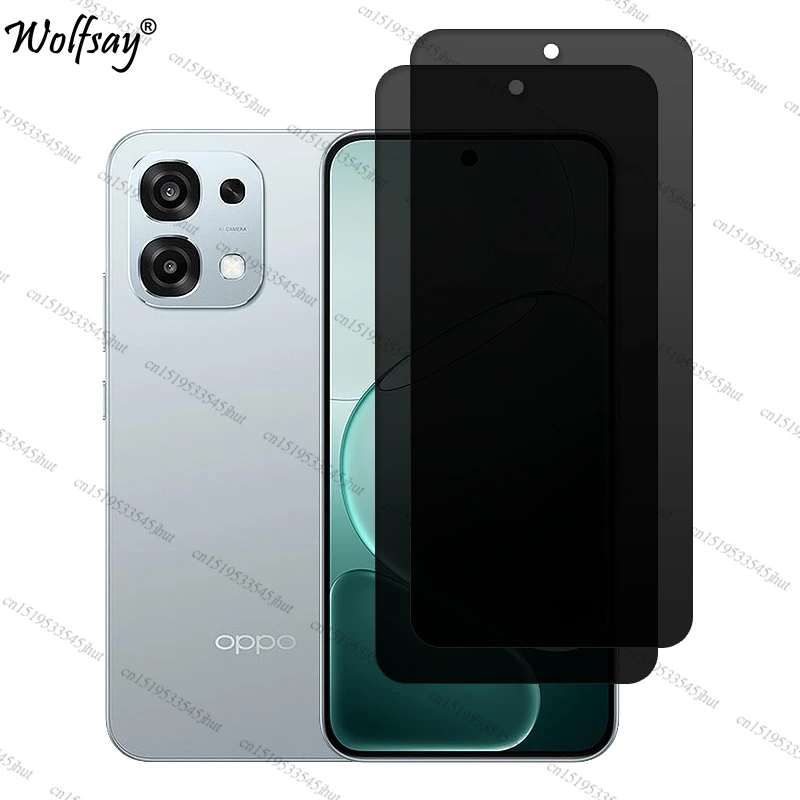 Vetro temperato anti-spia per Oppo A6 Pro Protezione schermo privacy per Oppo A6 Pro Vetro anti-spia per Oppo A6 Pro Vetro da 6,57 pollici