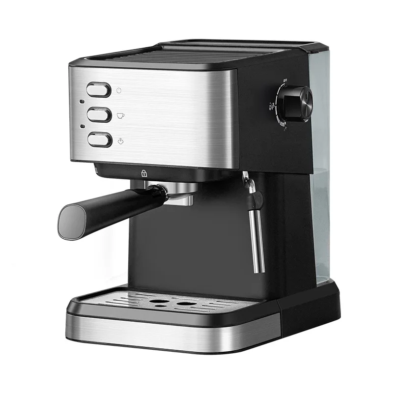 Petite cafetière expresso semi-automatique pour usage domestique, machine à expresso pour lait fouetté à vapeur haute pression et cafetière infusée