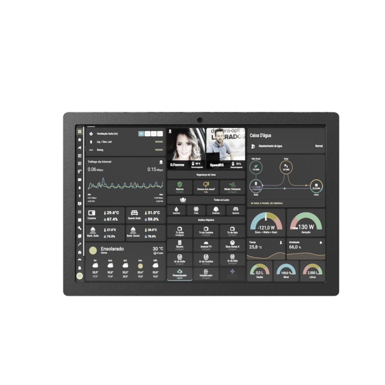"Supporto da parete per Samsung Galaxy Tab A8 10.5\" (SM-X200; SM-X205) / Controllo Smart Home"