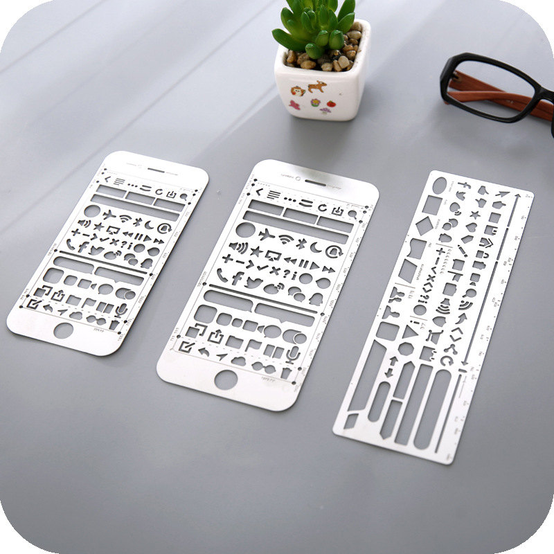 Stencil per planner, stencil per bullet journal, stencil in metallo, stencil per journal, modello per stencil, stencil, forniture per planner, temi na