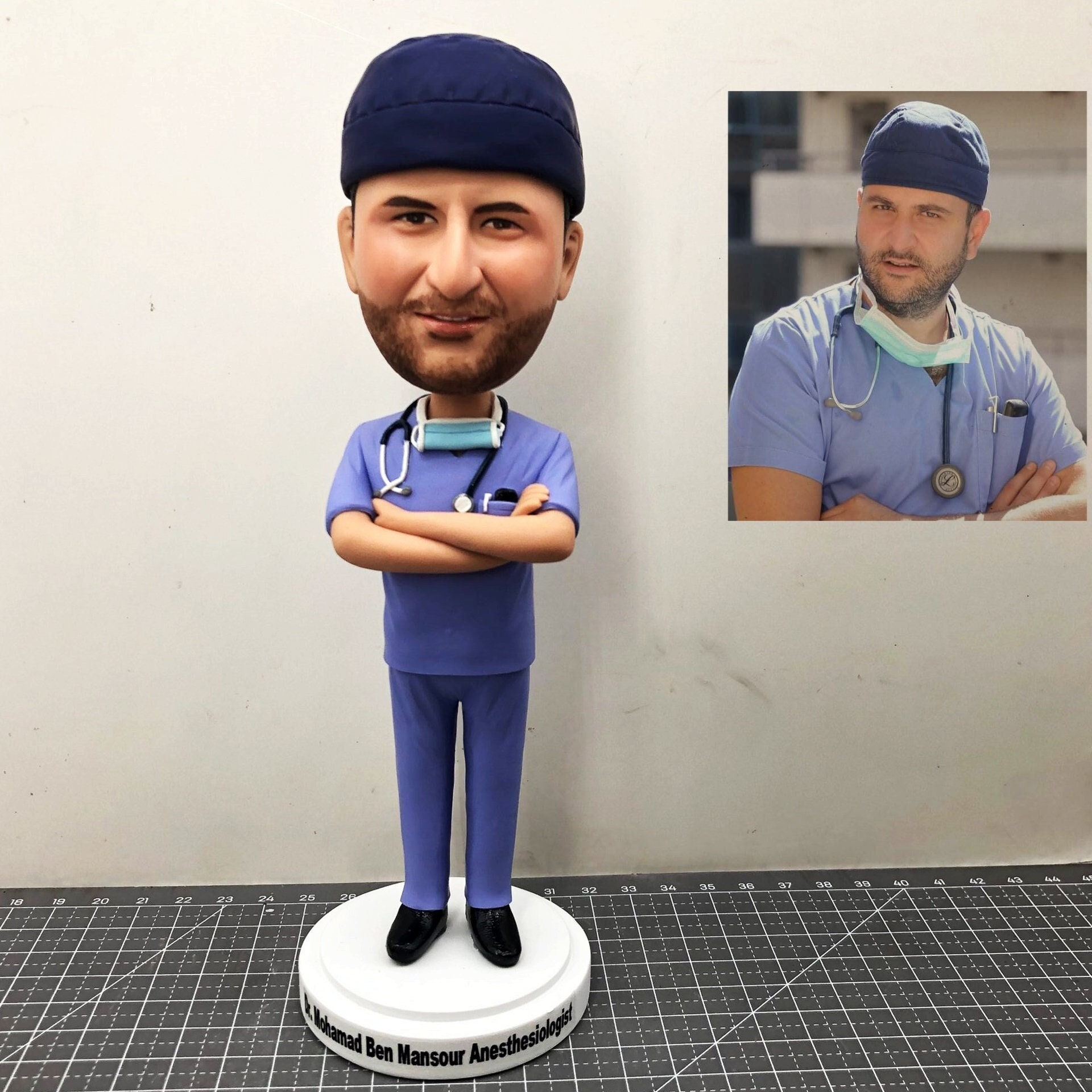 Bobblehead personalizzati di chirurgo, bobblehead personalizzati di medico curante, bobblehead personalizzati di infermiere, bobblehead personalizzati