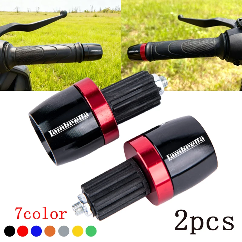 Für Lambretta G350 X300 G 350X300 Zubehör Motorrad 7/8 "22MM Lenker Griffe Griff Bar Kappe end Stecker Image