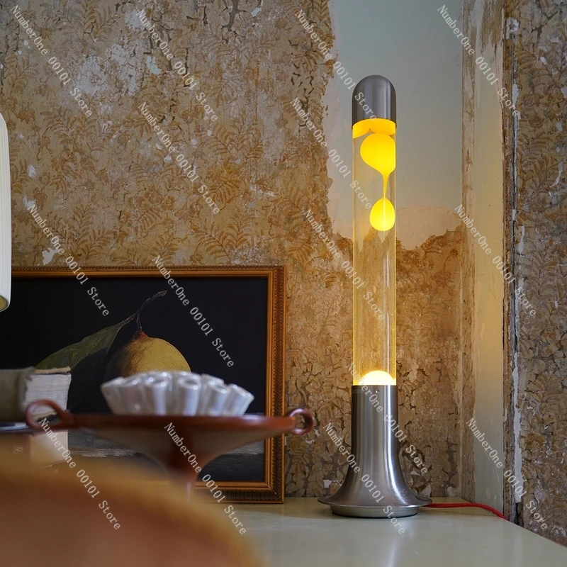 Retro schwimmende Lava-Lampe, flüssiges Wachs, schmelzendes dekoratives Stimmungslicht für Zuhause, Zimmer, Desktop, Atmosphäre, Dekor, Nachtlicht, Geschenk