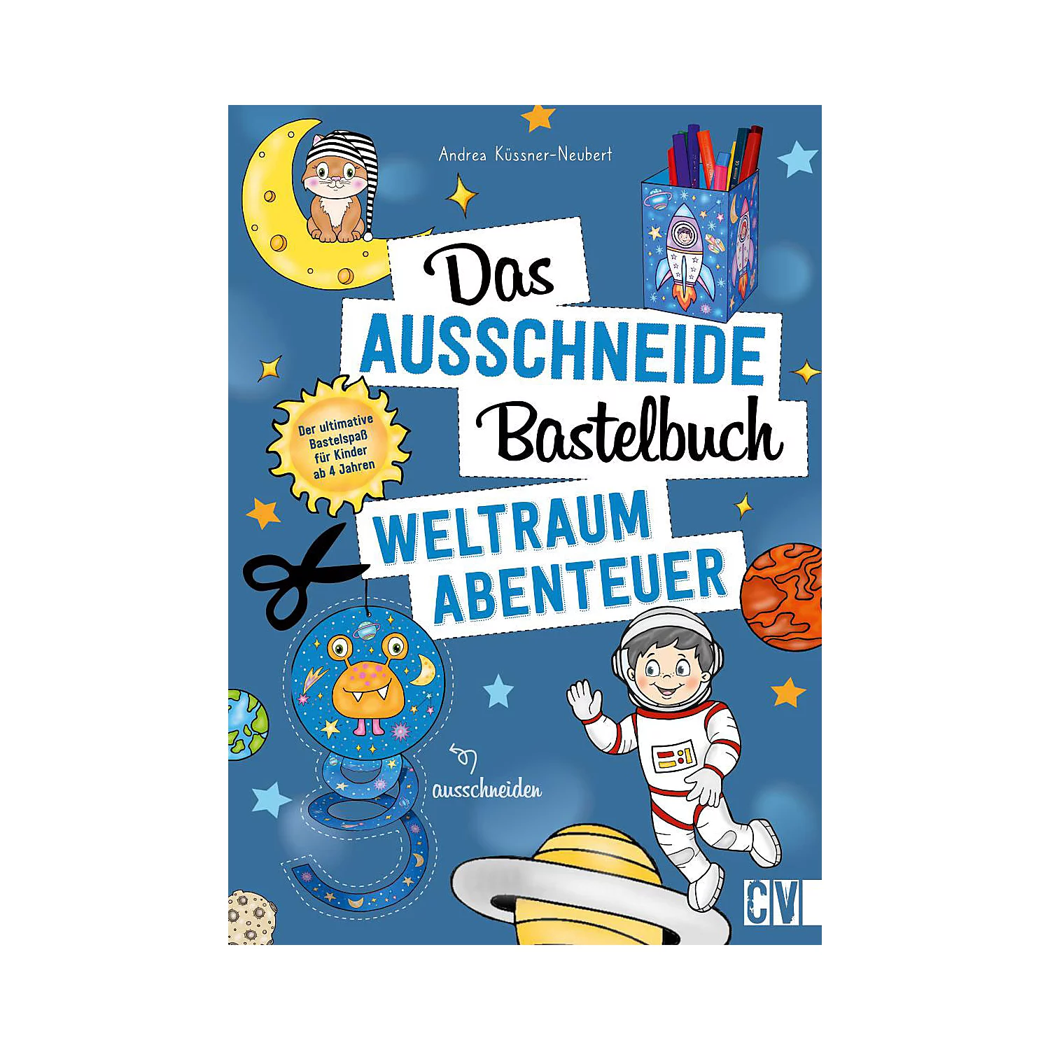 Buch Das Ausschneide-Bastelbuch – Weltraumabenteuer Image