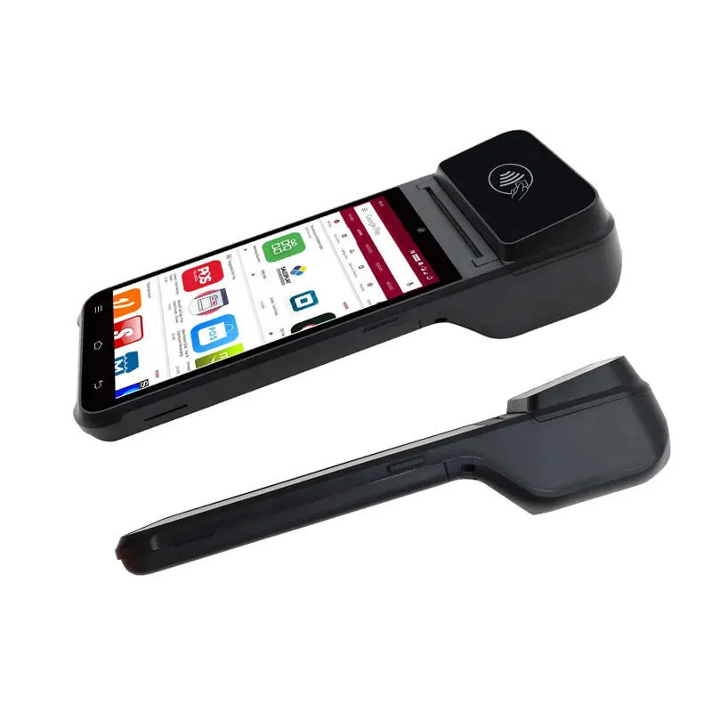 Z92 portable intelligent Android 12 POS Terminal 5.5 "écran tactile caisse enregistreuse avec lecteur NFC Scanner 58mm imprimante de reçus thermique