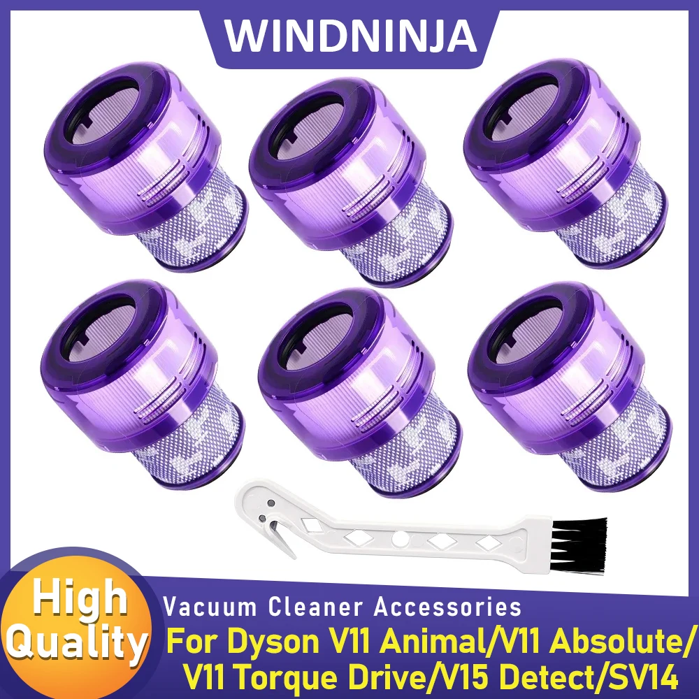 Reinigung Zyklon Hinterfilter Filter mit Bürste Ersatzteile für Dyson V11 Animal V11 Torque Drive V15 Detect Staubsauger Image