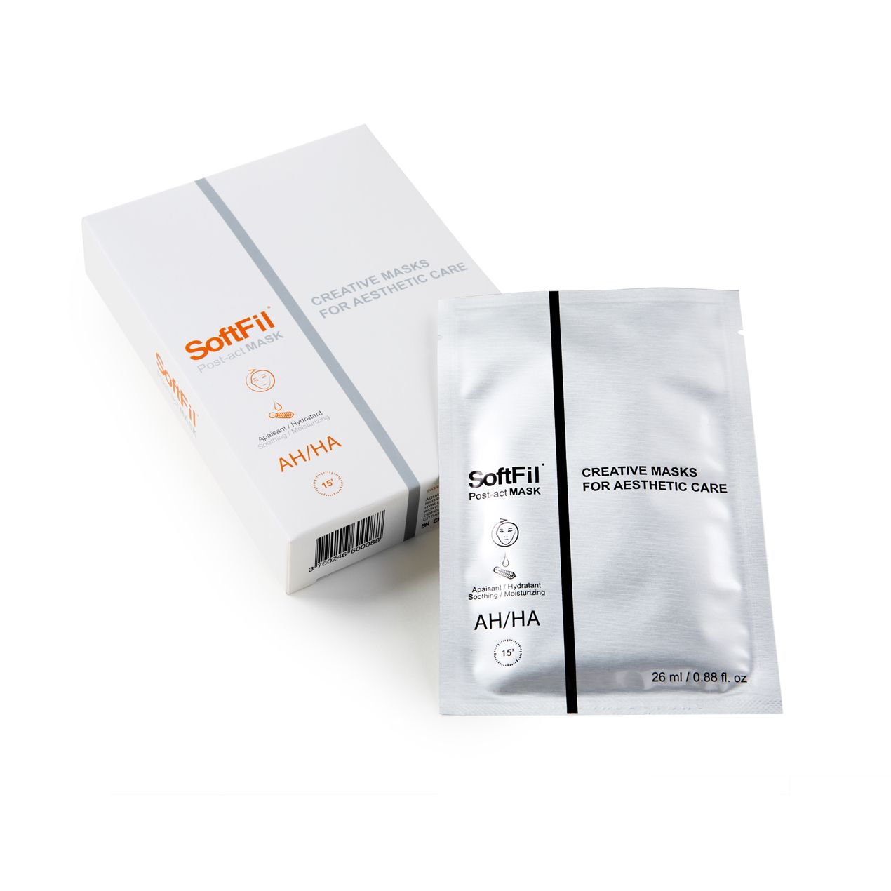 SoftFil Post-Act Mask | Maschera post-trattamento 1 pz viso
