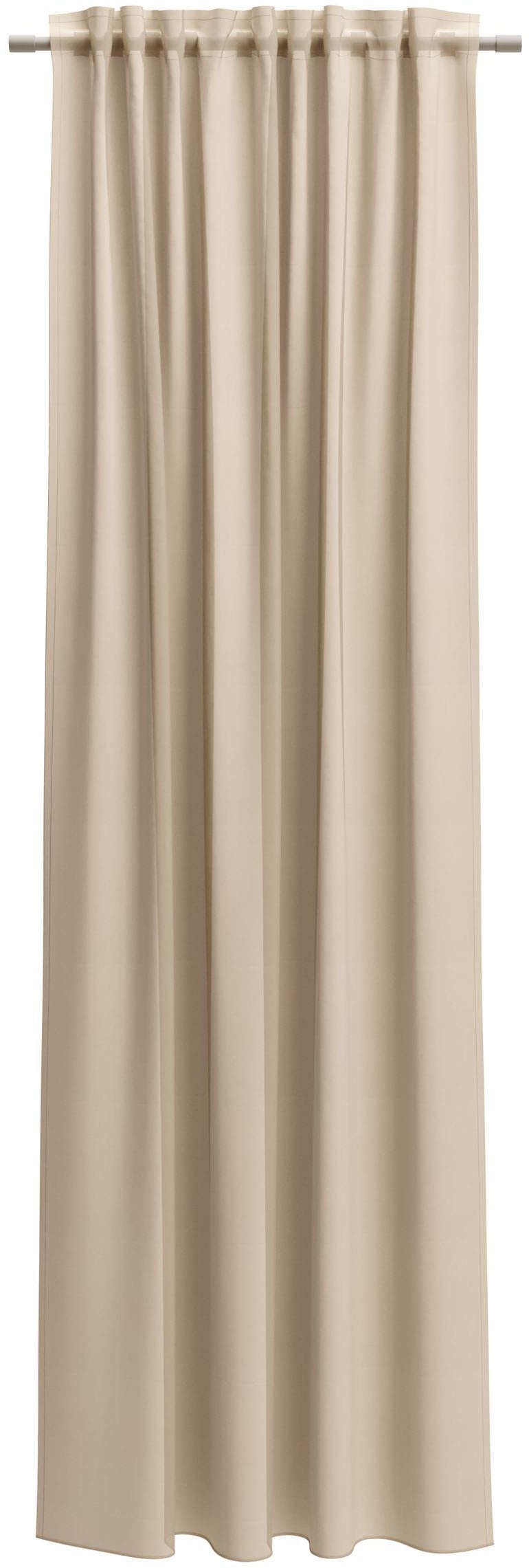 Vorhang nach Maß NEUTEX FOR YOU "EVA", beige (hellbeige), B:750cm H:280cm, Obermaterial: 100% Polyester, Gardinen nach Maß, Uni-Voile mit elegantem Glanz Image