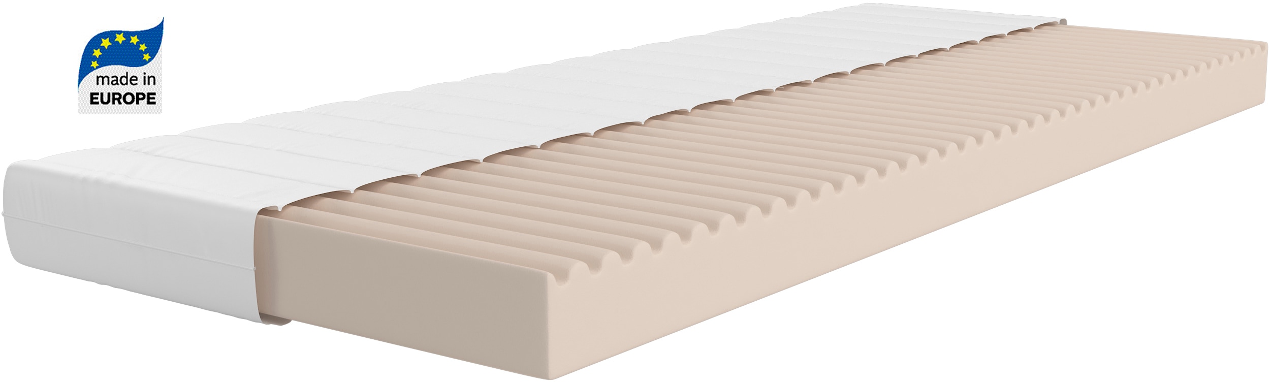 Komfortschaummatratze MY HOME "NEUHEIT: Livja 13, 7-Zonen Matratze 90x200 cm, 140x200 cm & mehr", weiß, B:80cm H:13cm L:200cm, Bezug: 100% Polyester. Steppfüllung: 100% Polyester, Matratzen, Komfortschaummatratze, Wendematratze, ergonomisch,...