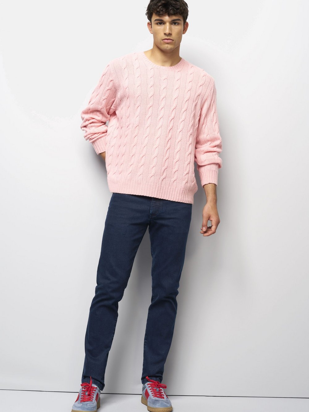 MEYER M5 Five Pocket Herren marine, 33-30 Image