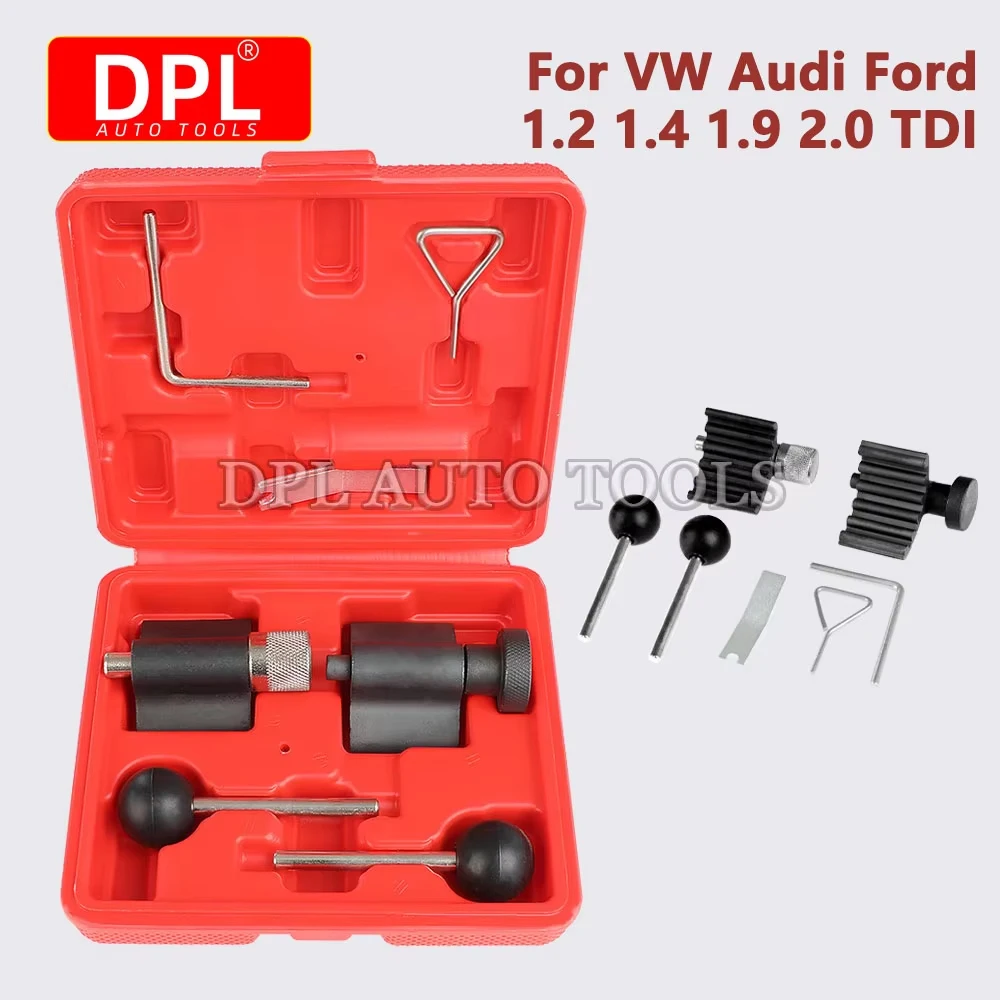 7 stücke Timing Werkzeug Audi Common Rail Pumpe Düse Zahnriemen Ändern Werkzeug 1,2,1,4, 1,9, 2,0 TDI Allgemeine Diesel Motor Timing