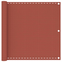 vidaXL Balkon-Sichtschutz Terracotta-Rot 90x300 cm HDPE Image