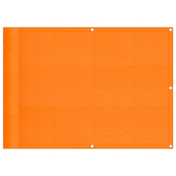 vidaXL Balkon-Sichtschutz Orange 75x1000 cm 100 % Polyester-Oxford Image