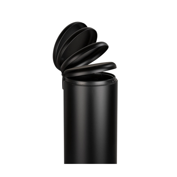 Treteimer Leman Easy Close 30 L Schwarz WENKO Image