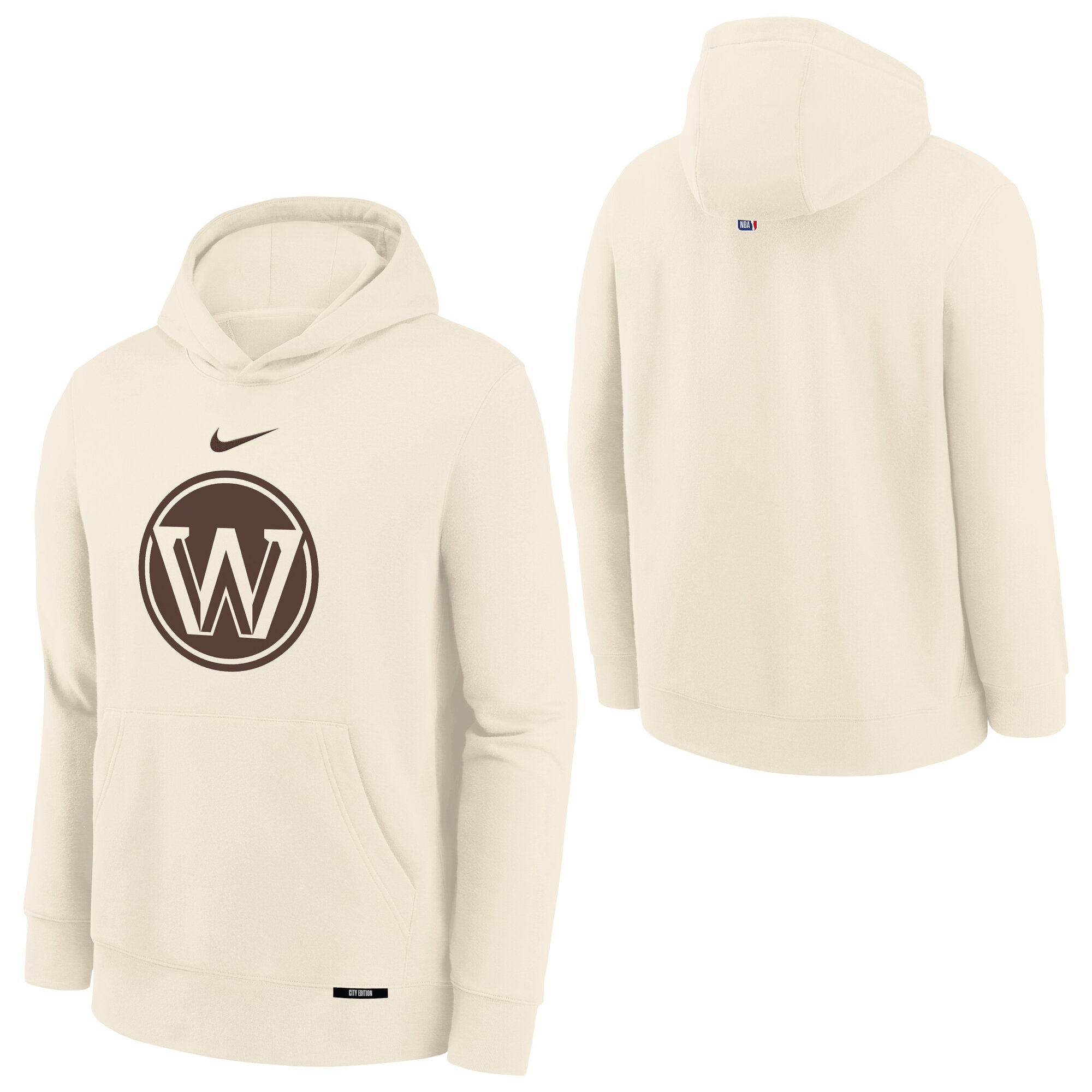 Nike Golden State Warriors 2025/26 City Edition Club Logo Hoodie Image