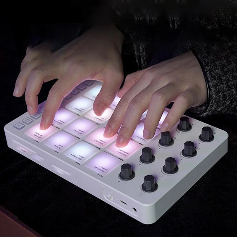 16key MIDI Tastatur Bluetooth Elektronische Musik Tastaturen Mini Tragbare Sound Controller Professionelle Elektrische Musik Synthesizer Image