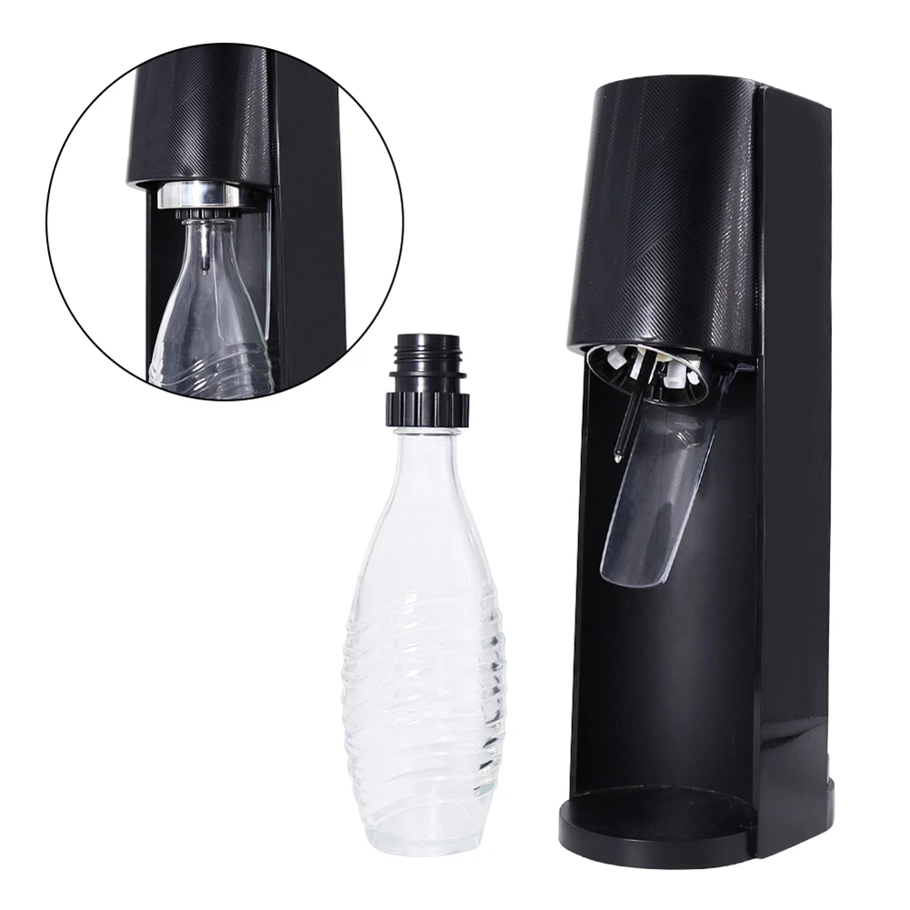 Neuer 2-teiliger Soda-Flaschenadapter für Terra Soda Steam Maker und Sodastreams Glasflasche 0,7 l, Glasflaschen Schnellanschluss-Adapter Image