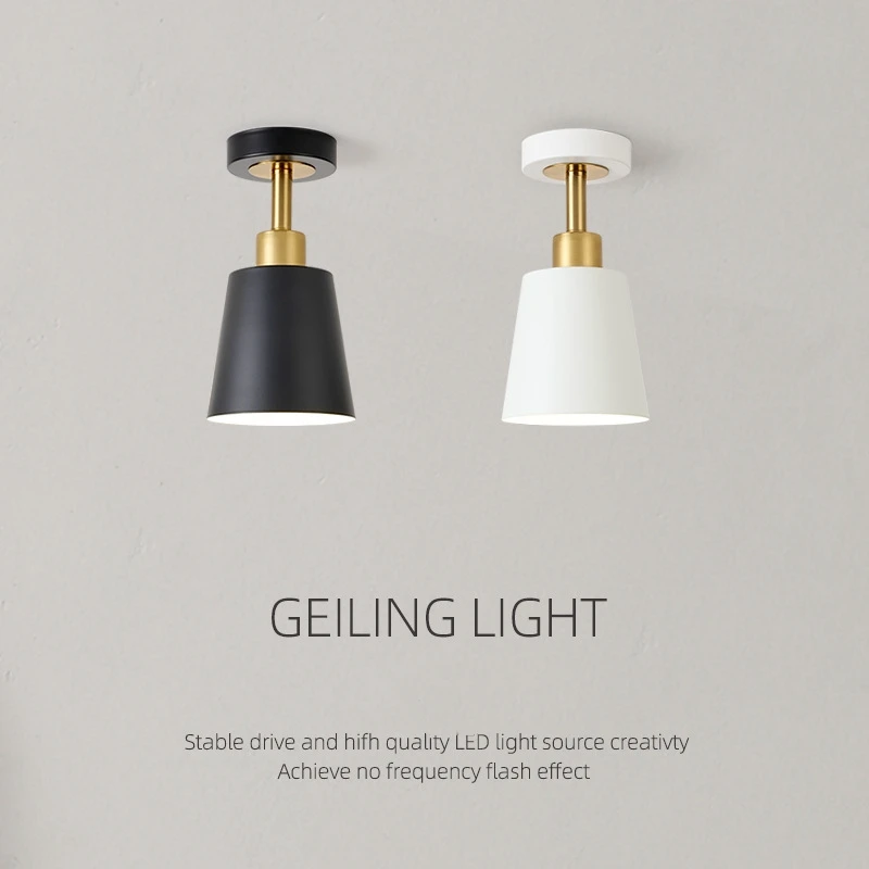 Nordic Stil LED Gang Korridor Decke Lichter Schlafzimmer Hotel Studie Home Interior Dekoration Beleuchtung Balkon Decke Lampen