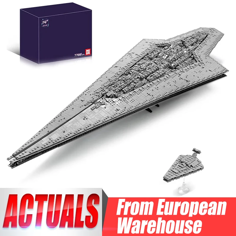 Neues 13134 Star Plan Toys The MOC-15881 Executor Class Star Dreadnought Baustein Raumschiff Brick Set Kinder Weihnachtsgeschenk Image