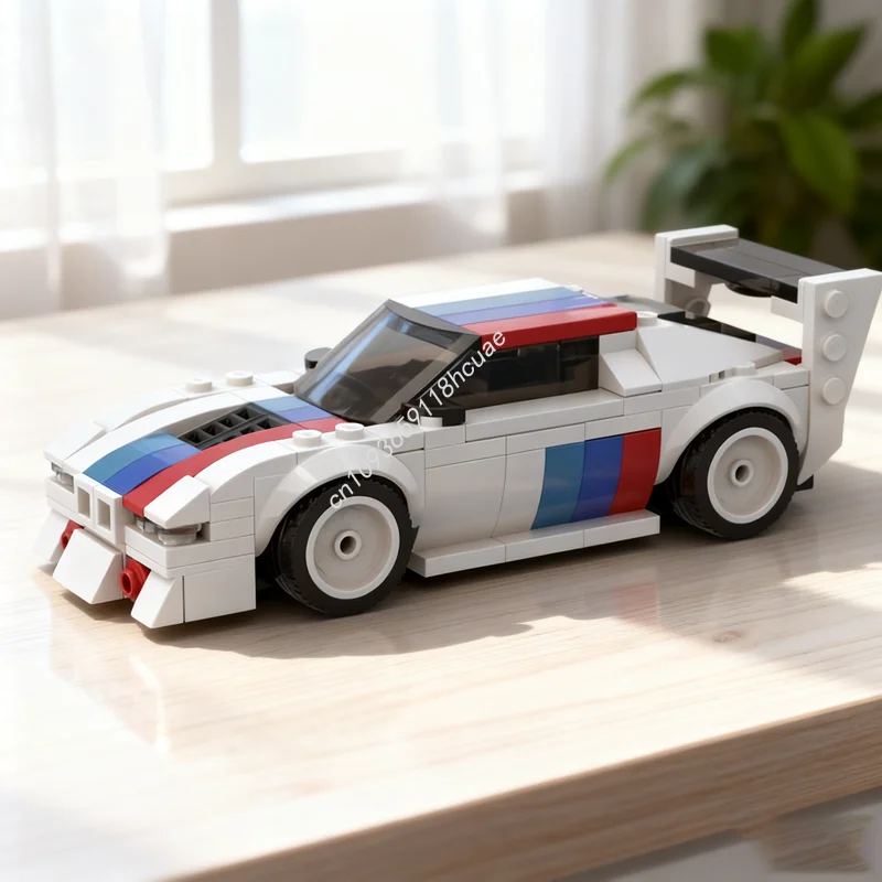 203 stücke MOC Belinda Weiße Version Stadt Verkehr Modell Bausteine Spielzeug Montieren DIY Kreative Ziegel Weihnachten Geschenke Geburtstag Image