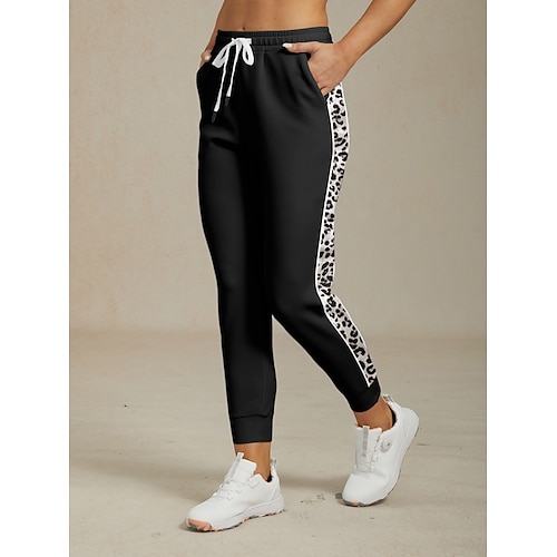 Damen Golfhosen Schwarz mit Weiss Hosen Damen-Golfkleidung, Kleidung, Outfits, Kleidung Image