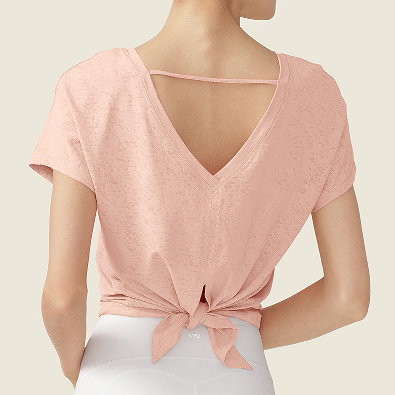 Women's Solid Colored Workout Tee Workout Tops Loose Fit Elastic Sweat-Wicking Breathable Tennis Pickleball Yoga Crew Neck Top White Yellow Pink Tennis Clothing